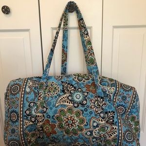 Vera Bradley Bali Blue Medium Duffle Bag